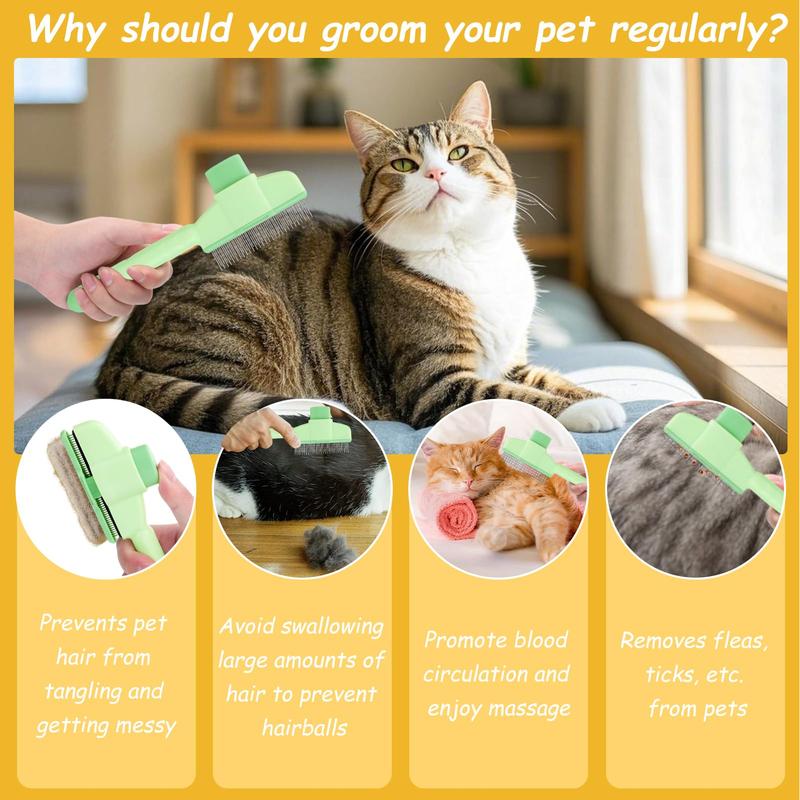 Pawmu Cat And Dog Comb, Knot Remover, Hair Removal Tool, Pet