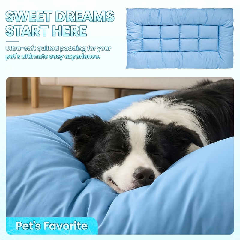 Pawmu Extra-Large Summer Cooling Mat Dog Sofa Bed,Ultra-Soft, 8