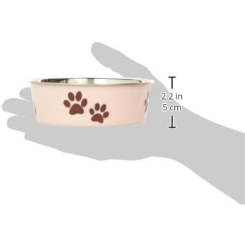 Pawmu Dog Bowls Stainless Steel Cat Spill Proof Food Bowl Puppy Pet