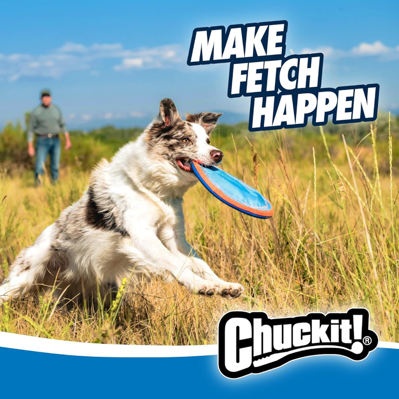 Pawmu Paraflight Flying Disc Dog Toy Water Floating Flyer Durable